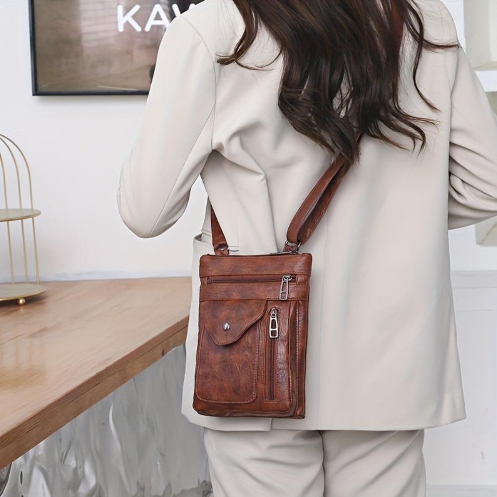 Caliara - veganskt läder crossbody-axelväska