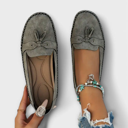 Dam Ortopediska Tofsel Loafers Slip-On Platt Moccasin