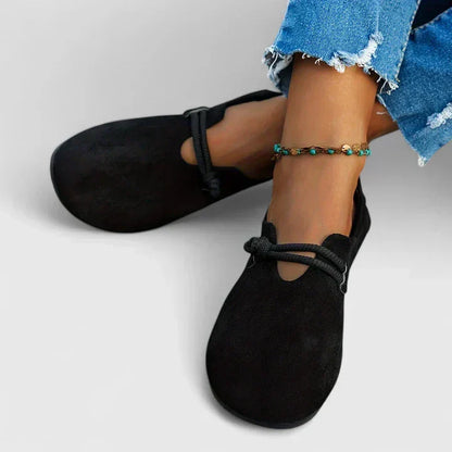 Dam Ortopediska Mocka Slip-On Ankelrem Loafers