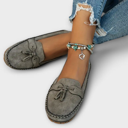 Dam Ortopediska Tofsel Loafers Slip-On Platt Moccasin