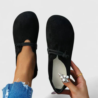Dam Ortopediska Mocka Slip-On Ankelrem Loafers