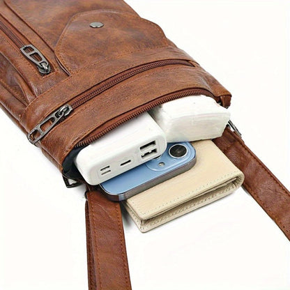 Caliara - veganskt läder crossbody-axelväska