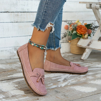 Nadine - Klassiska Loafers med Tofs-detalj