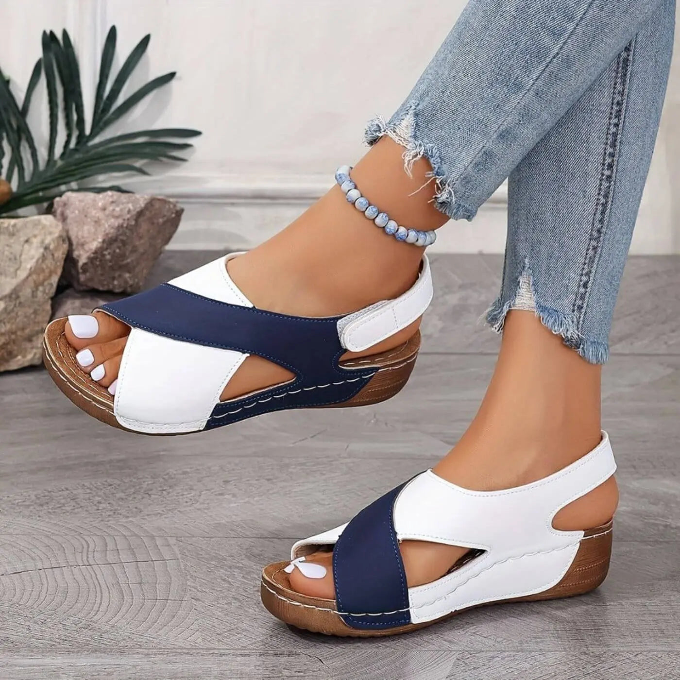 Nicole - Ortopediska Sandaler med öppen tå