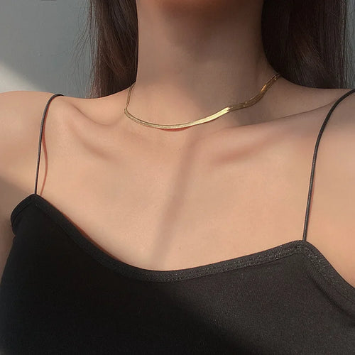 Caliara - platt kedja choker