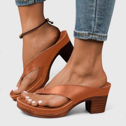 Dam Ortopediska Tångklackar Flip Flop Klackkloss