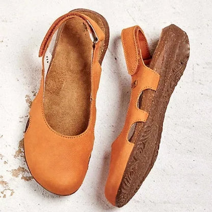 Dam Ortopediska Slingback Sandaler med Stängd Tå
