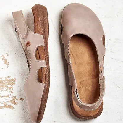 Dam Ortopediska Slingback Sandaler med Stängd Tå