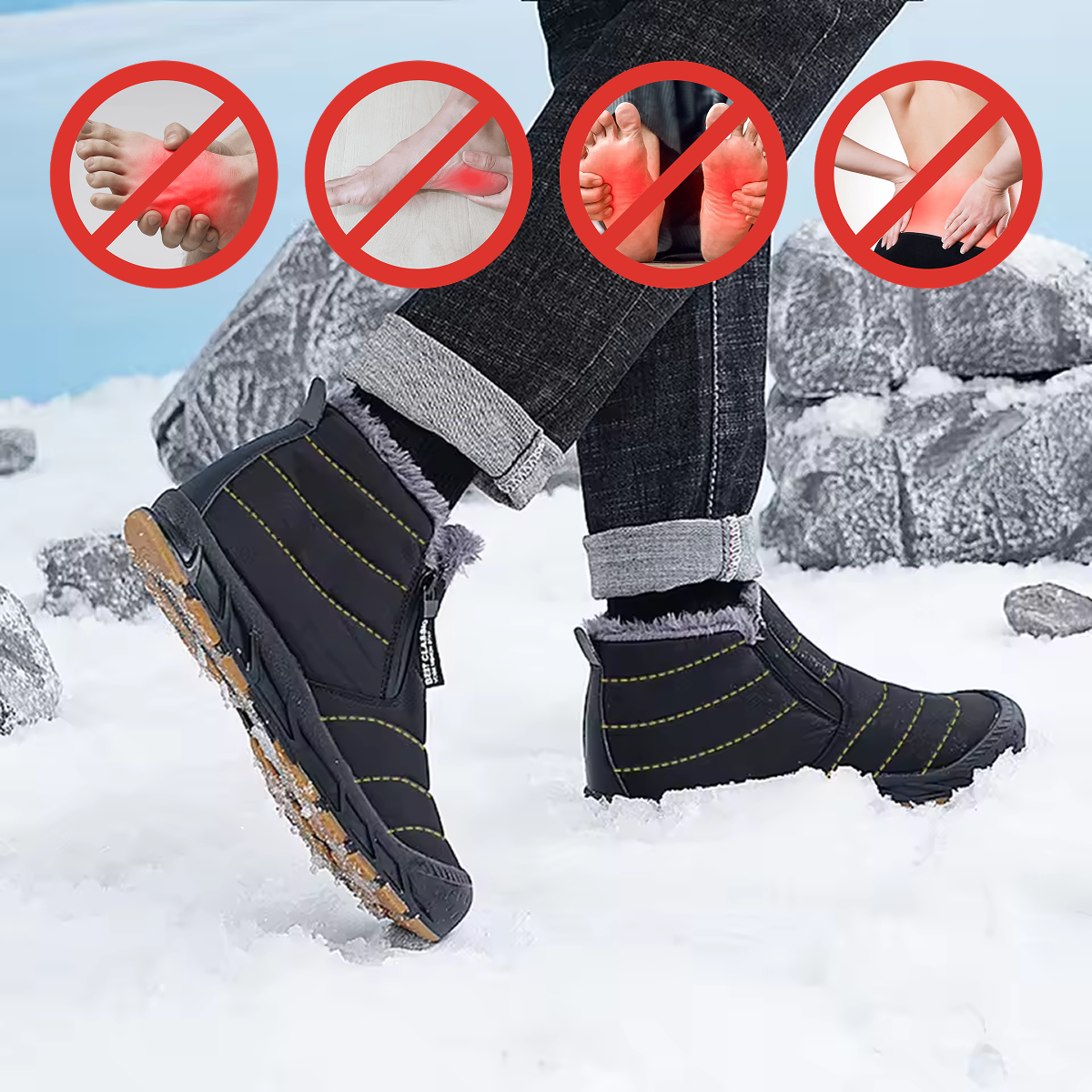 Arktis Ortopediska Vinter-Snöstövlar