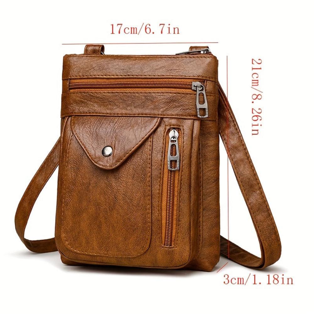 Caliara - veganskt läder crossbody-axelväska