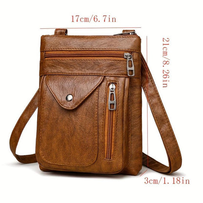 Caliara - veganskt läder crossbody-axelväska