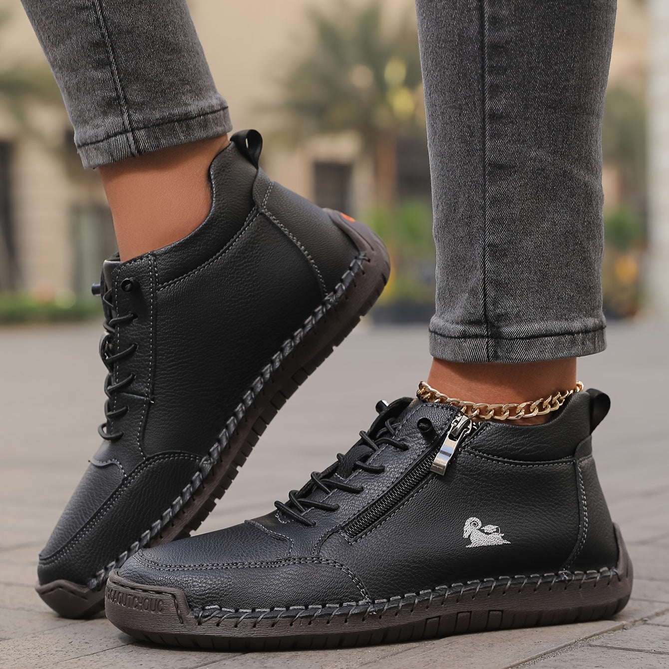 Mila - Bekväma ortopediska Sneakers + Blixtlås