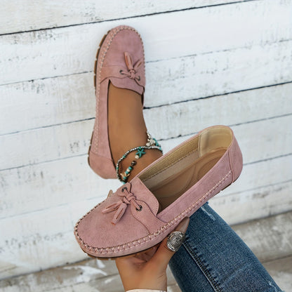 Nadine - Klassiska Loafers med Tofs-detalj