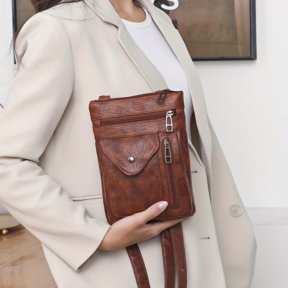 Caliara - veganskt läder crossbody-axelväska