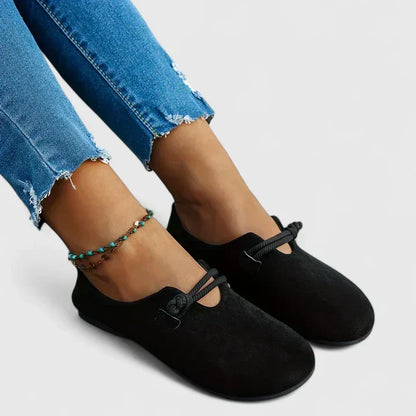 Dam Ortopediska Mocka Slip-On Ankelrem Loafers
