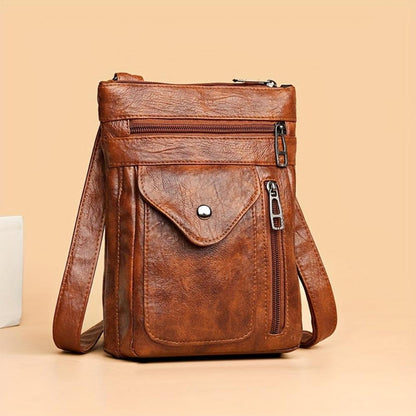 Caliara - veganskt läder crossbody-axelväska