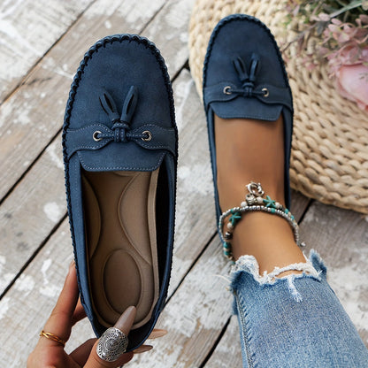 Nadine - Klassiska Loafers med Tofs-detalj