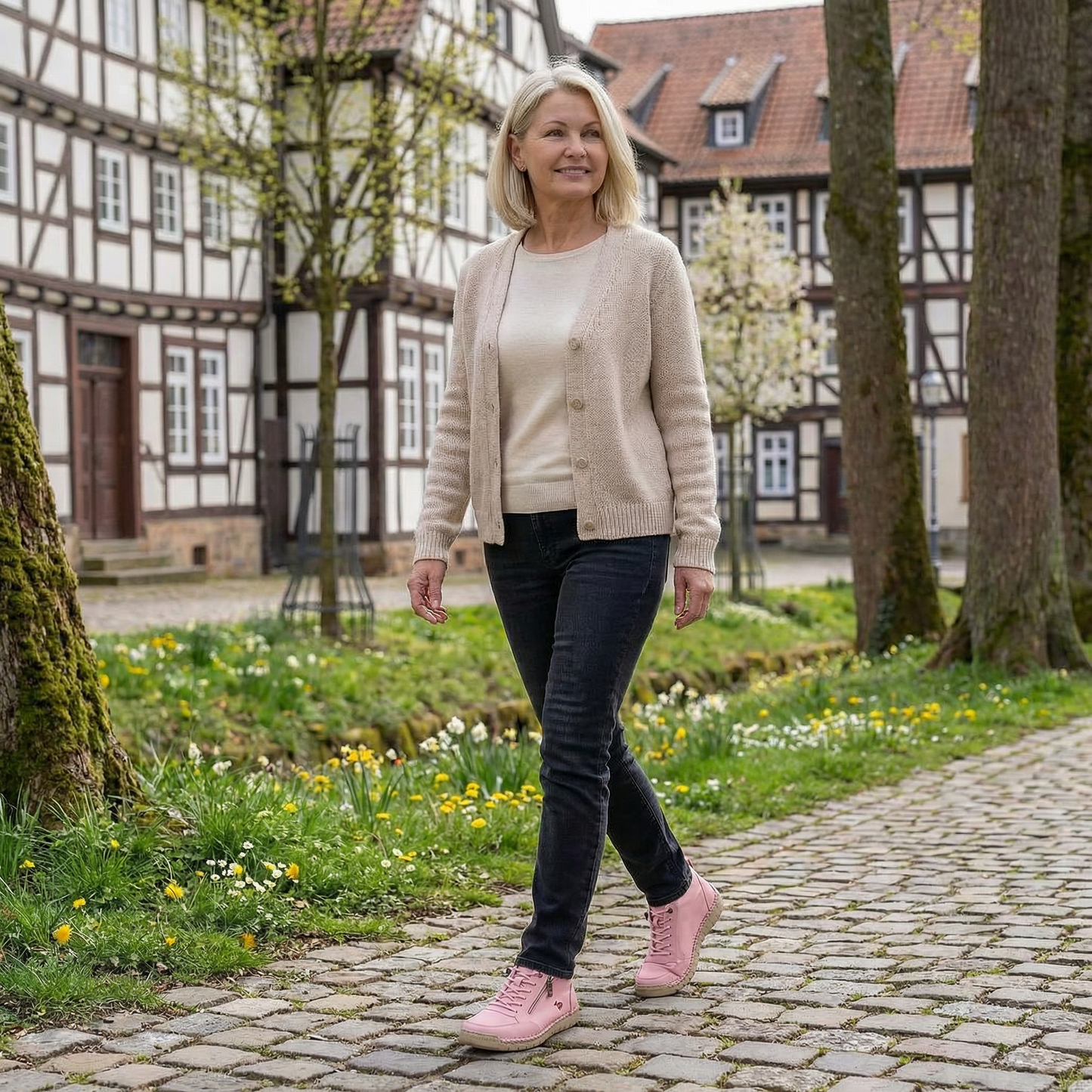 Mila - Bekväma ortopediska Sneakers + Blixtlås