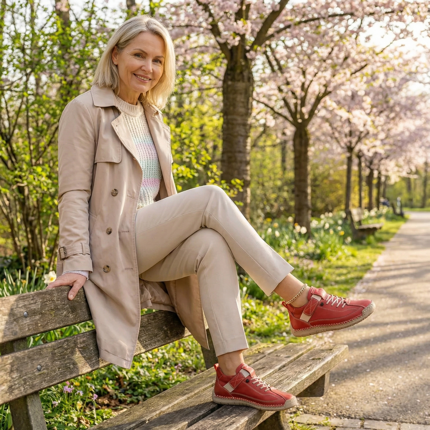 Mia - Bekväma & Smärtfria Ortopediska Sneakers