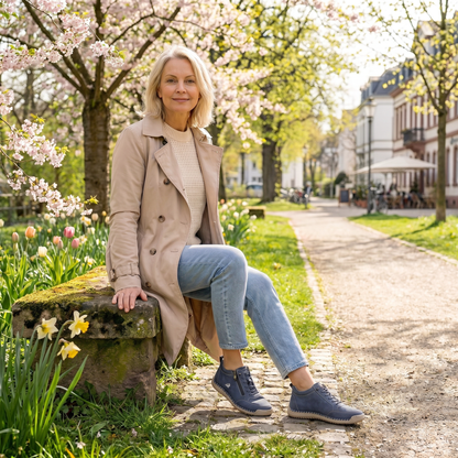 Mila - Bekväma ortopediska Sneakers + Blixtlås