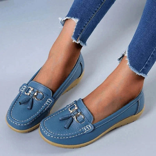 Dam Ortopediska Tofsel Slip-On Komfort Loafers
