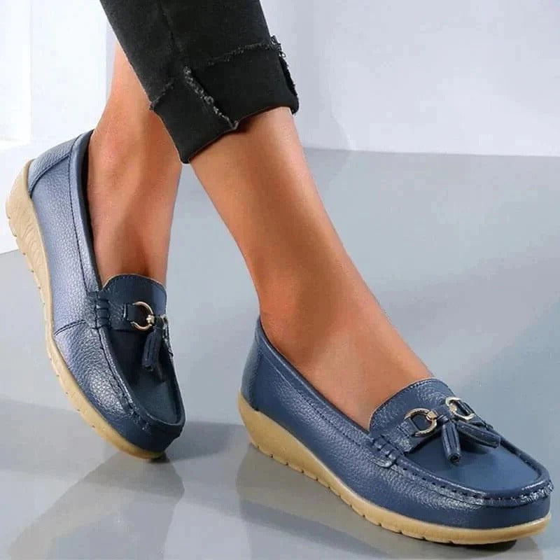 Dam Ortopediska Tofsel Slip-On Komfort Loafers