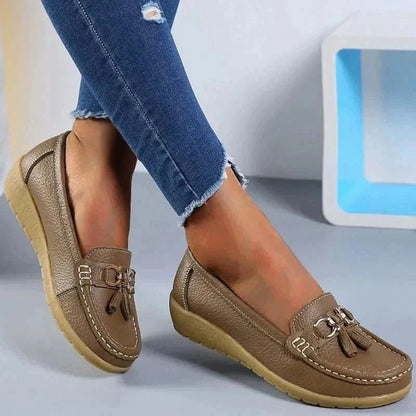 Dam Ortopediska Tofsel Slip-On Komfort Loafers