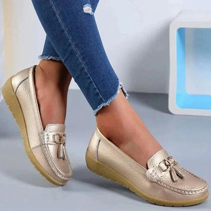 Dam Ortopediska Tofsel Slip-On Komfort Loafers