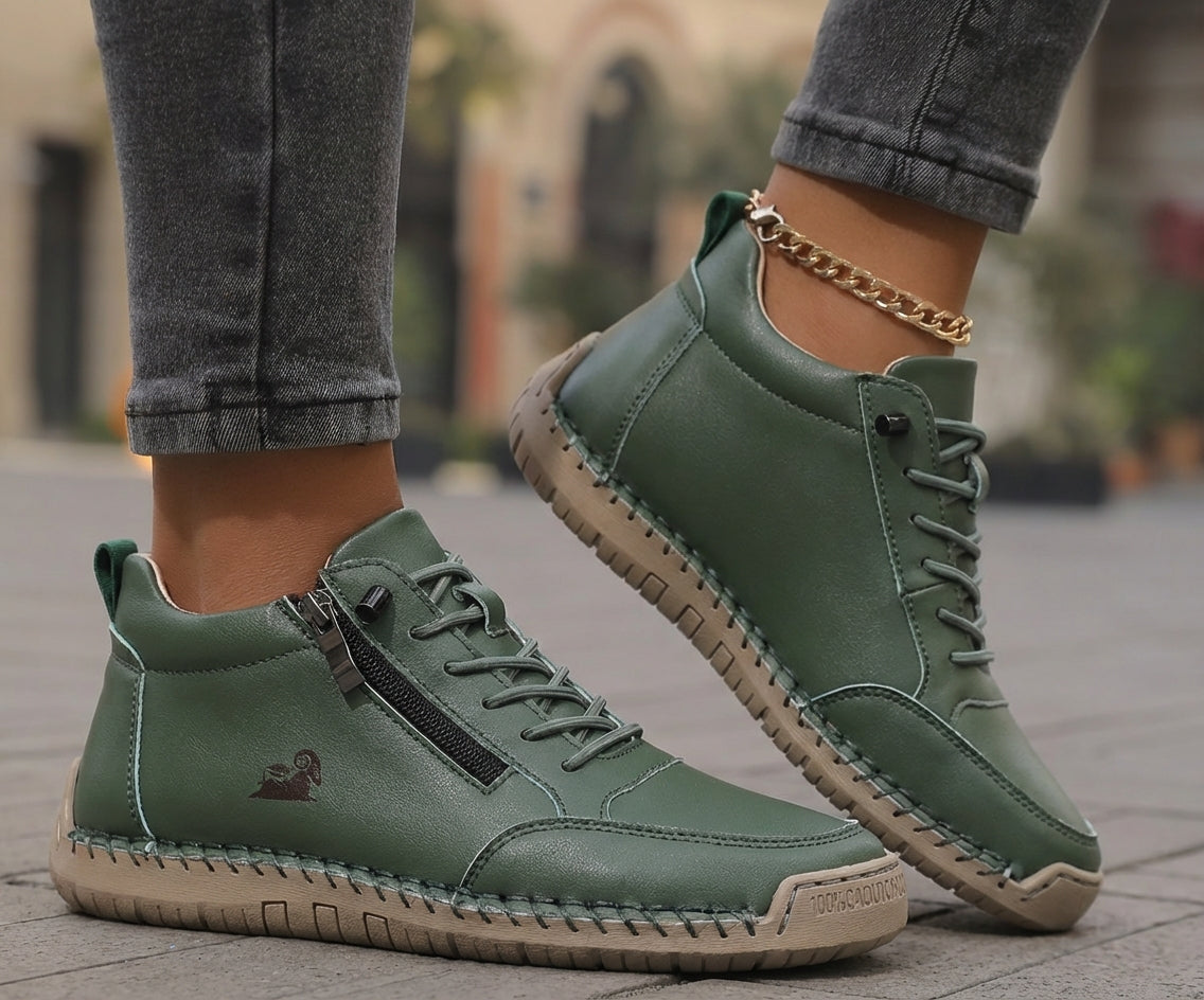 Mila - Bekväma ortopediska Sneakers + Blixtlås