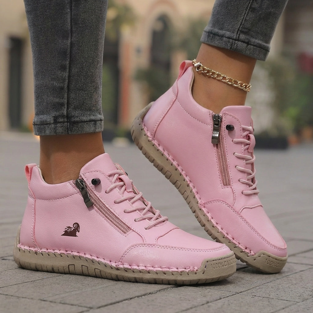 Mila - Bekväma ortopediska Sneakers + Blixtlås