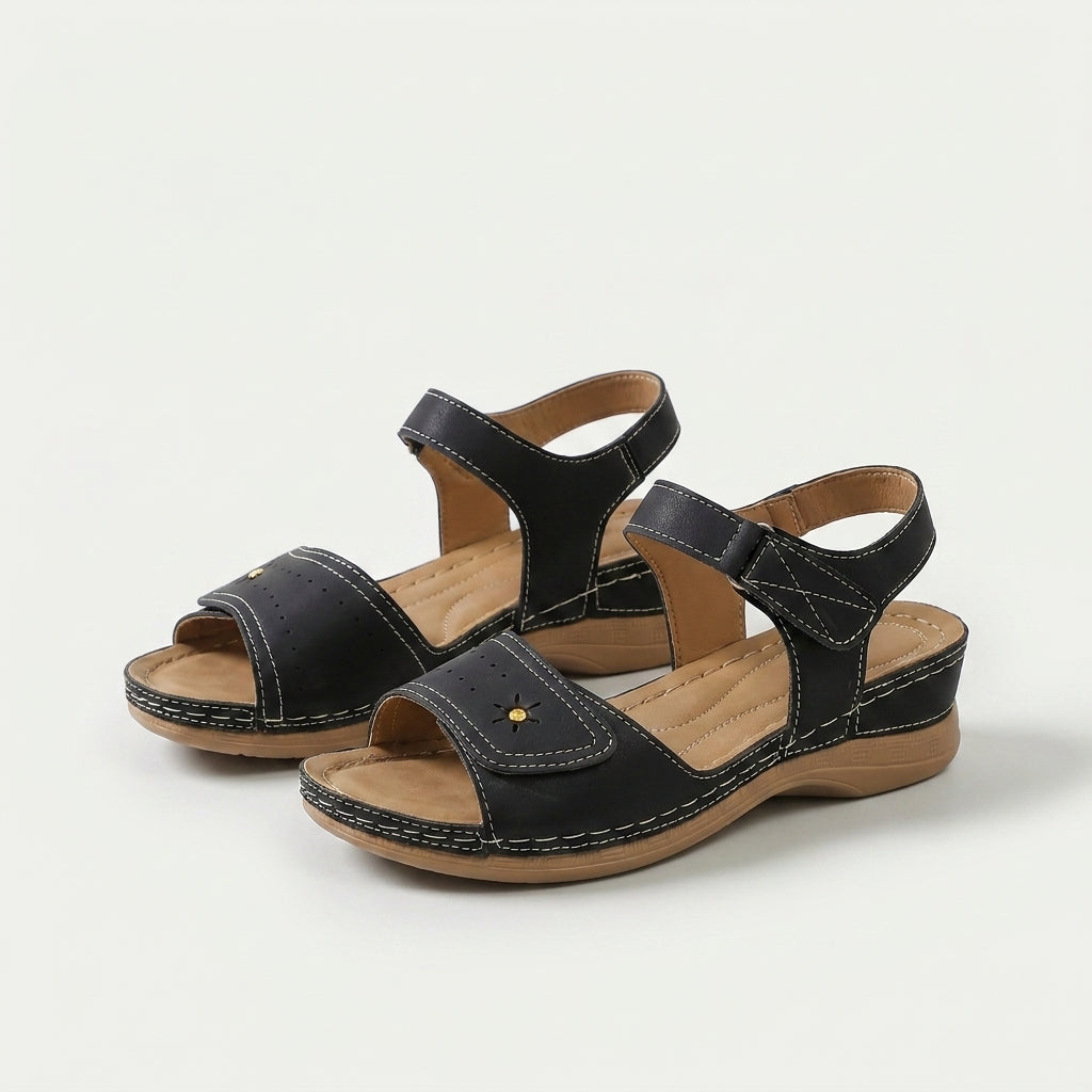 Liana - Lätt Sommarsandal med kardborrejustering