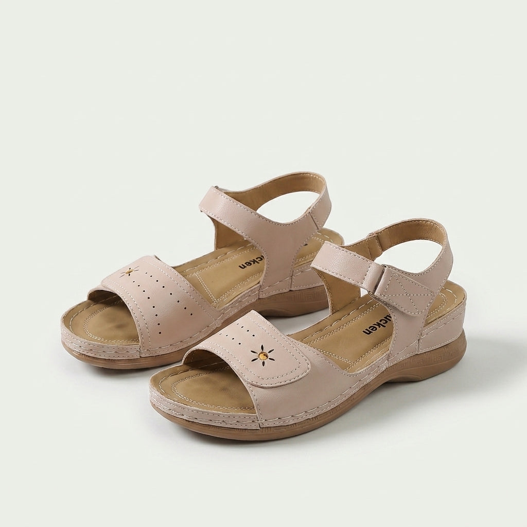 Liana - Lätt Sommarsandal med kardborrejustering