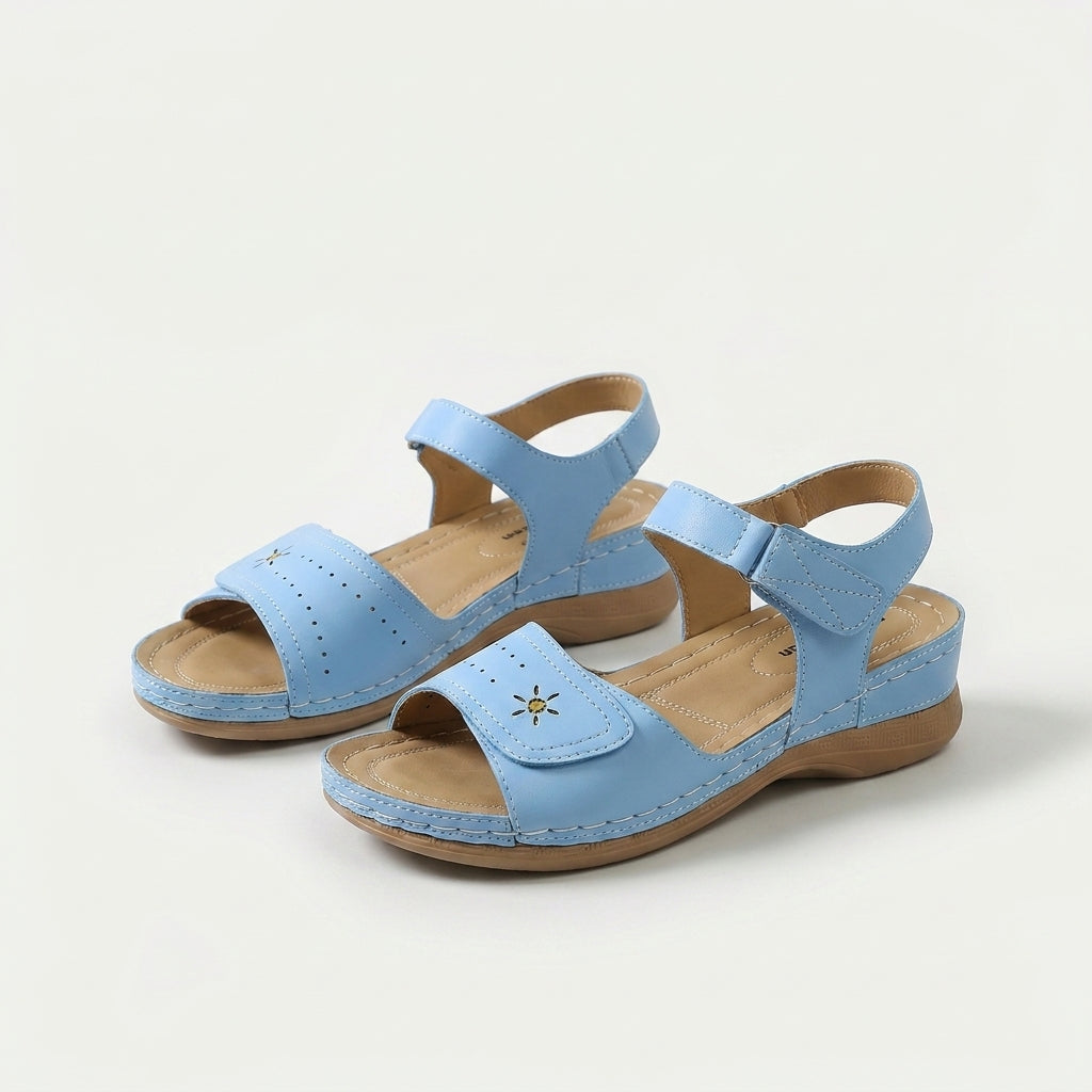 Liana - Lätt Sommarsandal med kardborrejustering