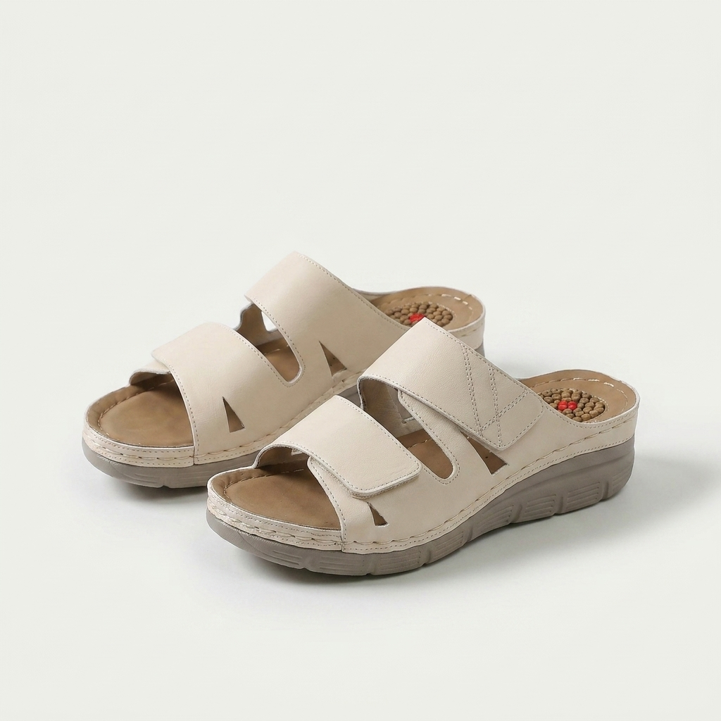 Dalia - Komfortsandal med massage-fotbädd