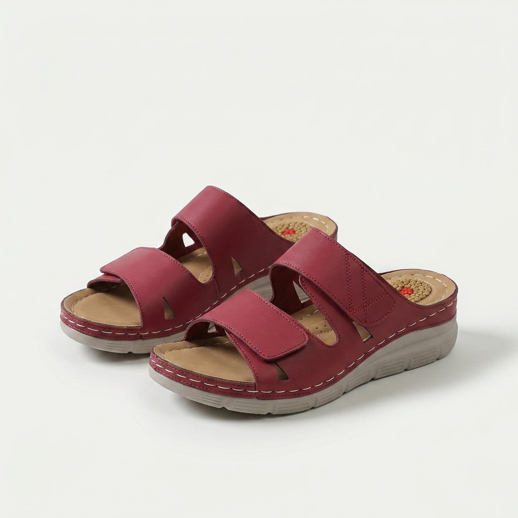 Dalia - Komfortsandal med massage-fotbädd